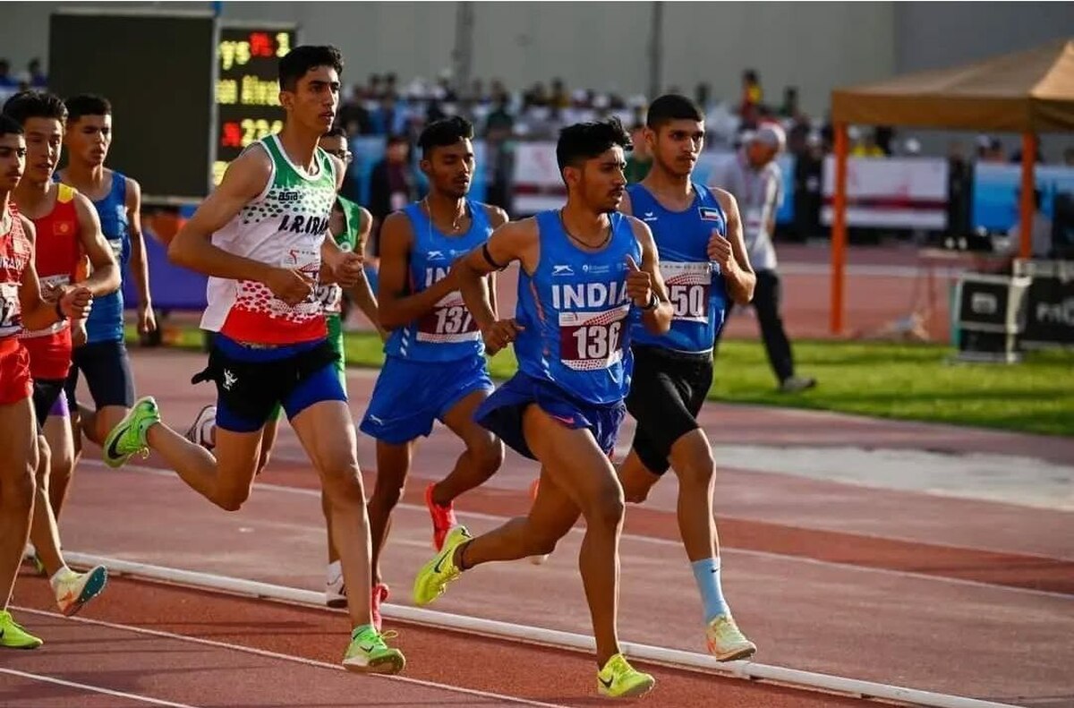 دونده ایرانی در هند پنجم شد