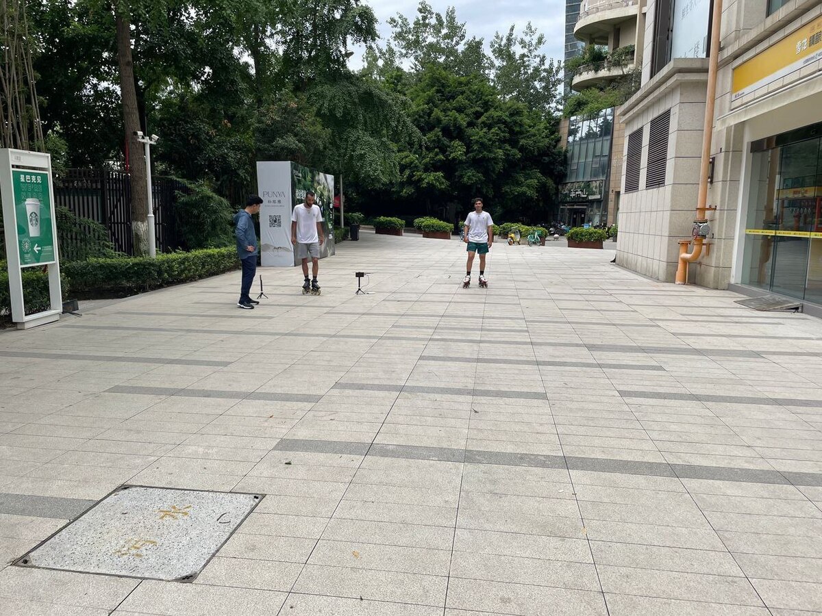 نخستین تمرین تیم ملی اسکیت اینلاین فری‌استایل در چنگدو در غیاب  احمدی  