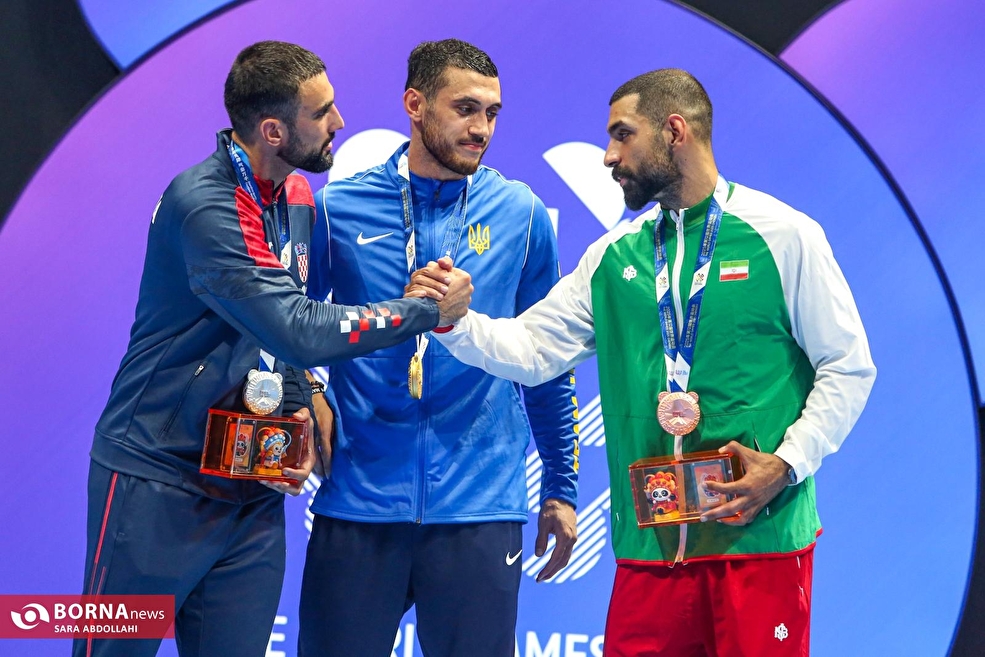 چنگدو ۲۰۲۵ - مدال برنز صالح اباذری در کاراته