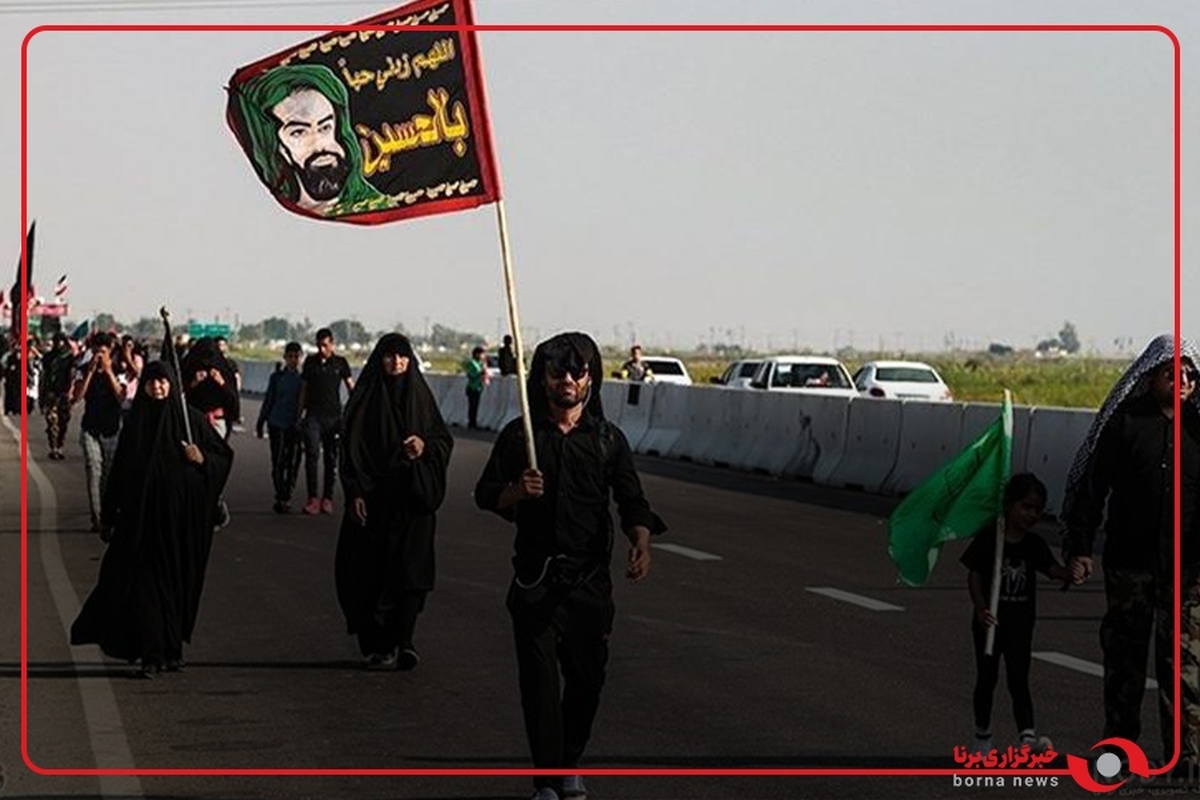 تصاویری از پیاده روی زائرین اربعین