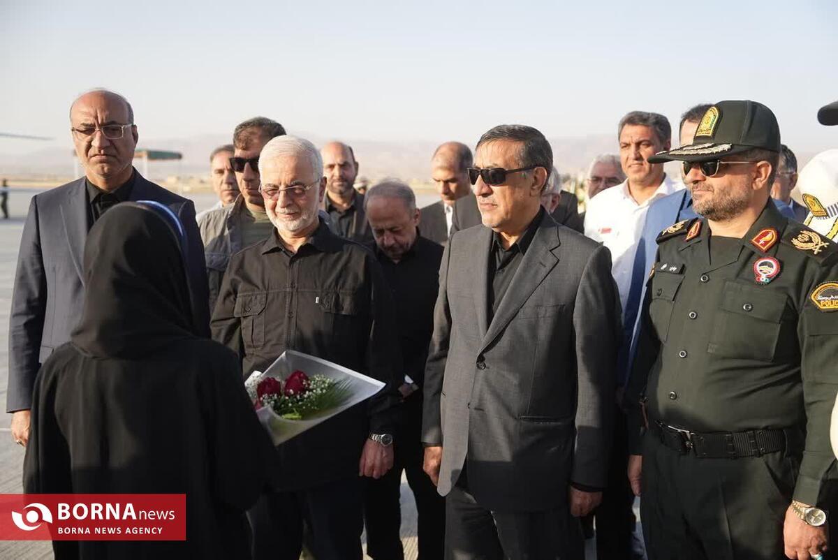 ورود وزیر کشور و معاون اجرایی رئیس‌جمهور به کرمانشاه