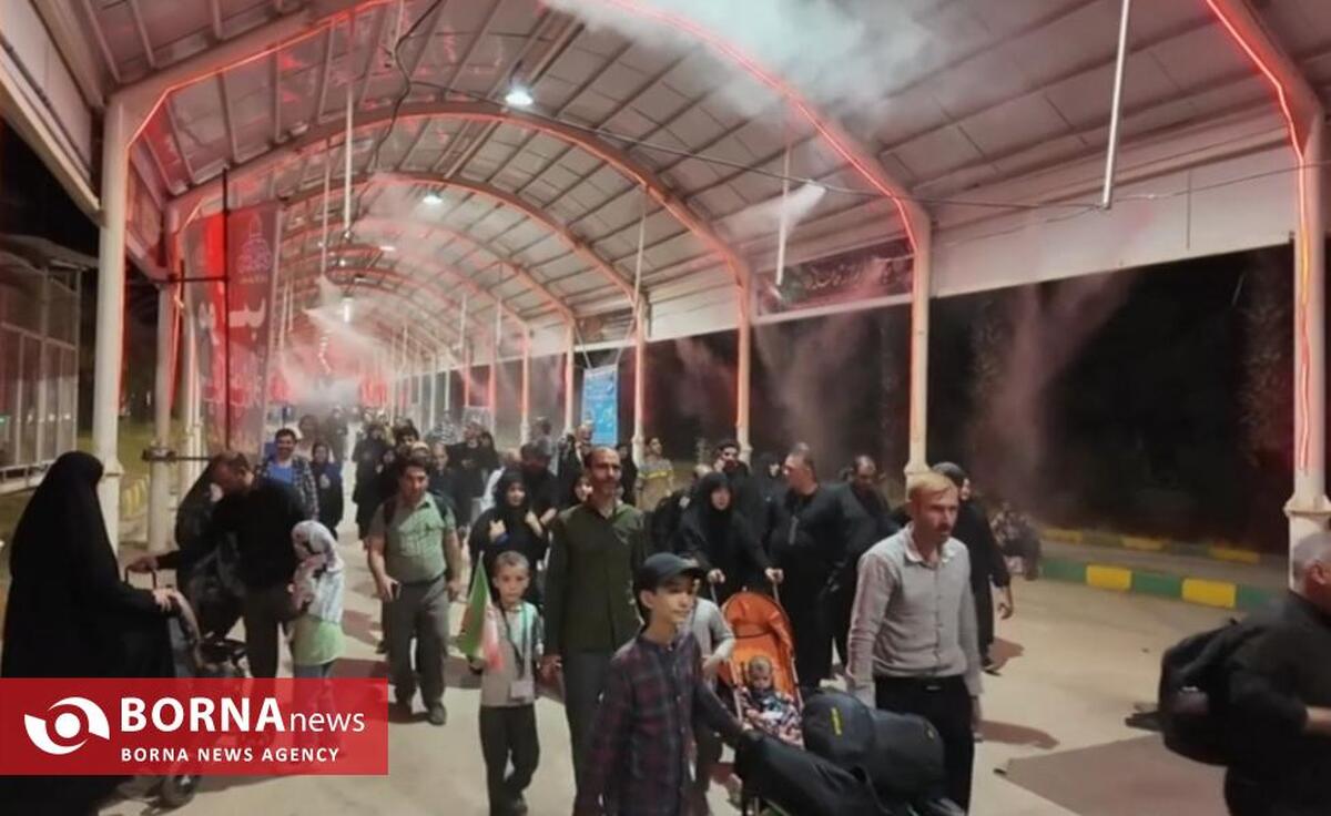 تردد بیش از ۷۵ هزار زائر از مرز خسروی طی شبانه‌روز گذشته