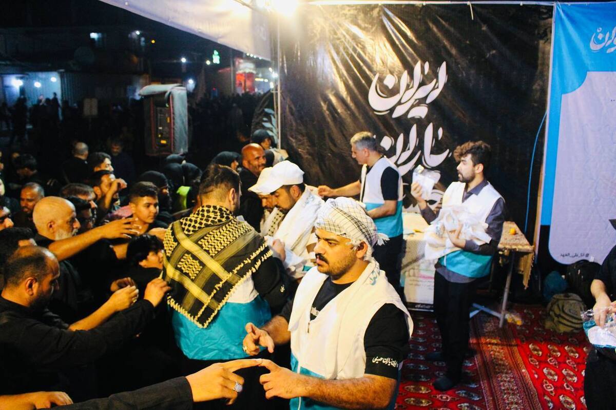 برپایی موکب «ایران یاران جوان» در مسیر پیاده‌روی اربعین