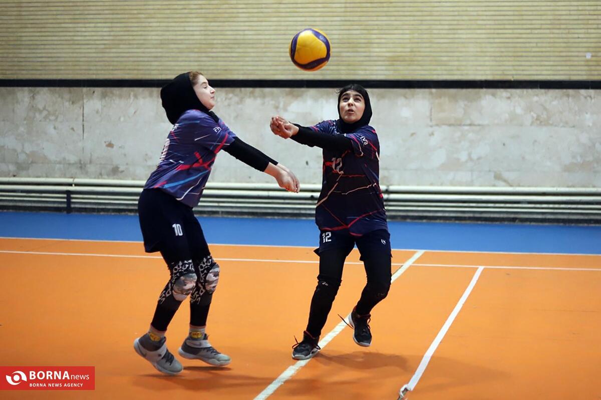 گزارش تصویری| مسابقات والیبال زیر 14 سال دختر کرمانشاه