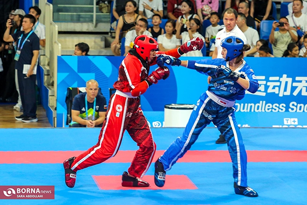 چنگدو ۲۰۲۵ - نگین ایرانمنش در کیک بوکسینگ