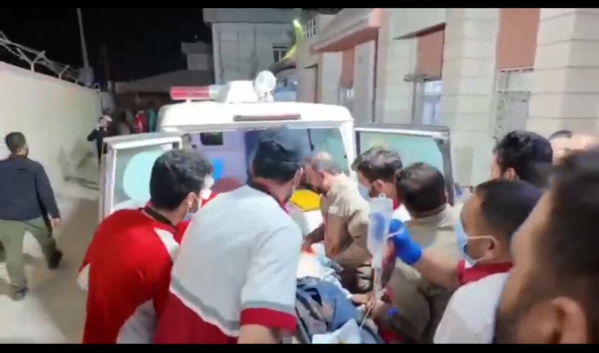 ۴۰ زخمی در تصادف خونین اتوبوس و مینی‌بوس زائران ایرانی در نجف + فیلم