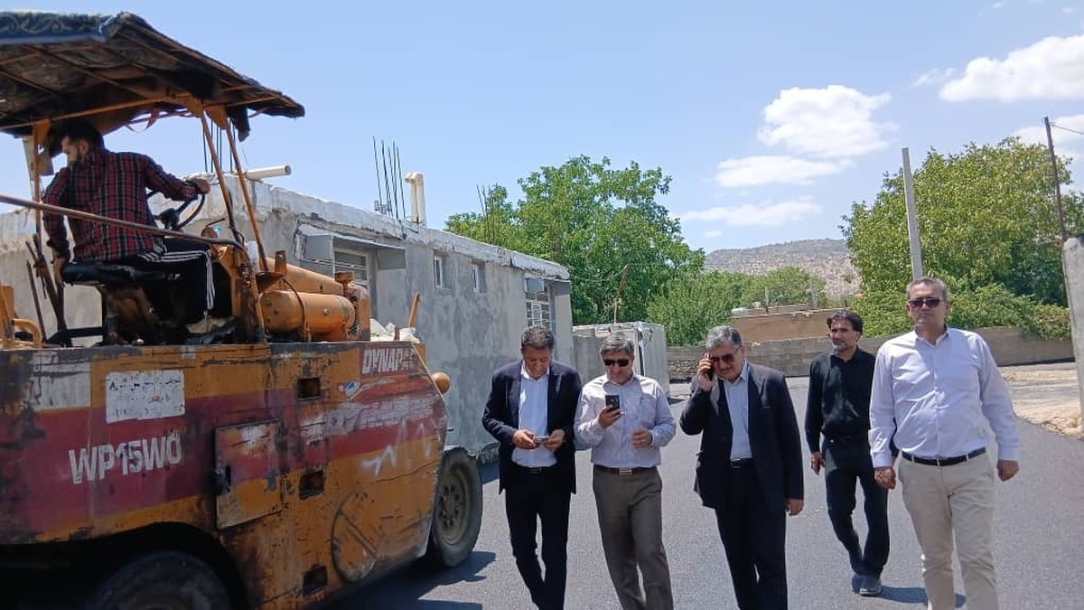 پیشرفت آسفالت روستایی در بویراحمد