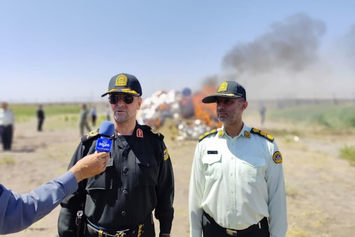 امحاء بیش از ۱۳ تن انواع مواد مخدر در استان آذربایجان غربی