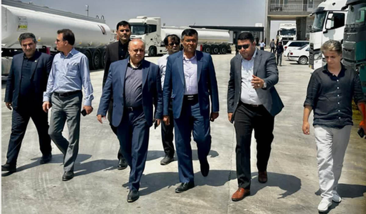 بازدید سرپرست شرکت شهرک‌های صنعتی استان قزوین ز شهرک صنعتی آراسنج