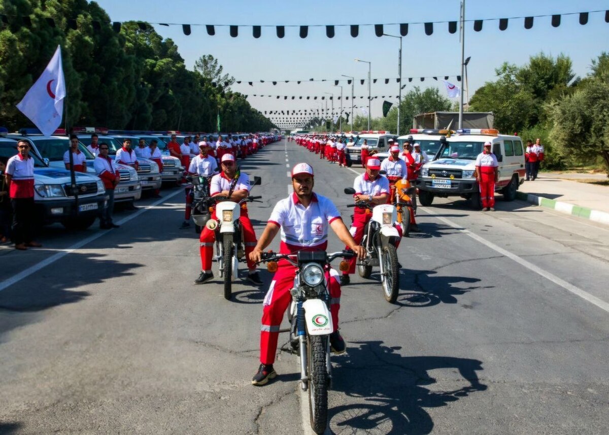مشارکت بیش از ٣۶۵ نیروی عملیاتی هلال احمر تهران در پوشش امدادی راهپیمایی جاماندگان اربعین