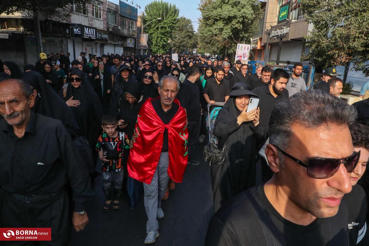 مراسم آیینی جاماندگان اربعین حسینی در تهران - ۴