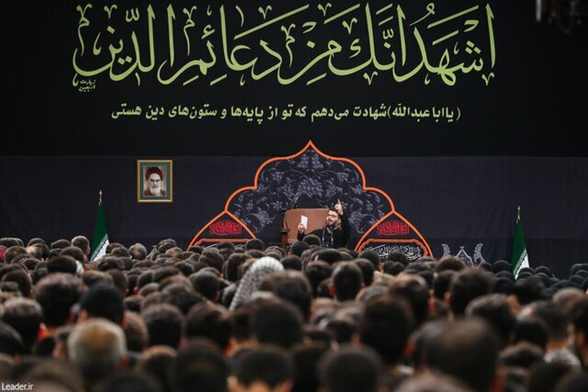 مراسم عزاداری هیئت‌های دانشجویی در حسینیه امام خمینی(ره)