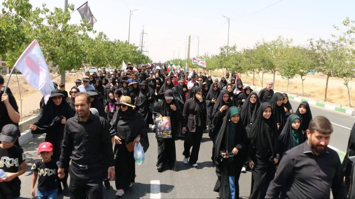 برگزاری مراسم پیاده‌روی اربعین حسینی در شهرستان پردیس