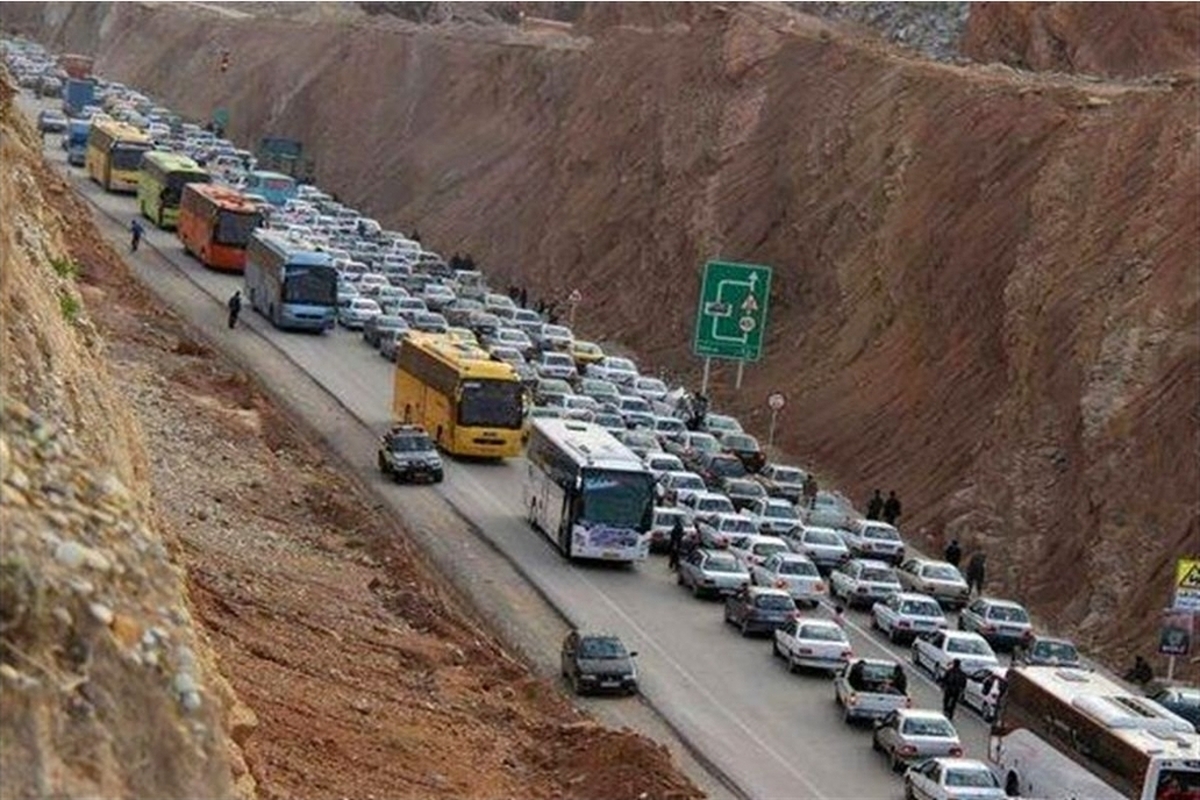 ترافیک سنگین در مسیرهای مرز مهران