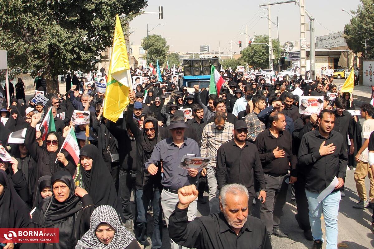 گزارش تصویری| مراسم آیینی جا ماندگان اربعین حسینی در کرمانشاه