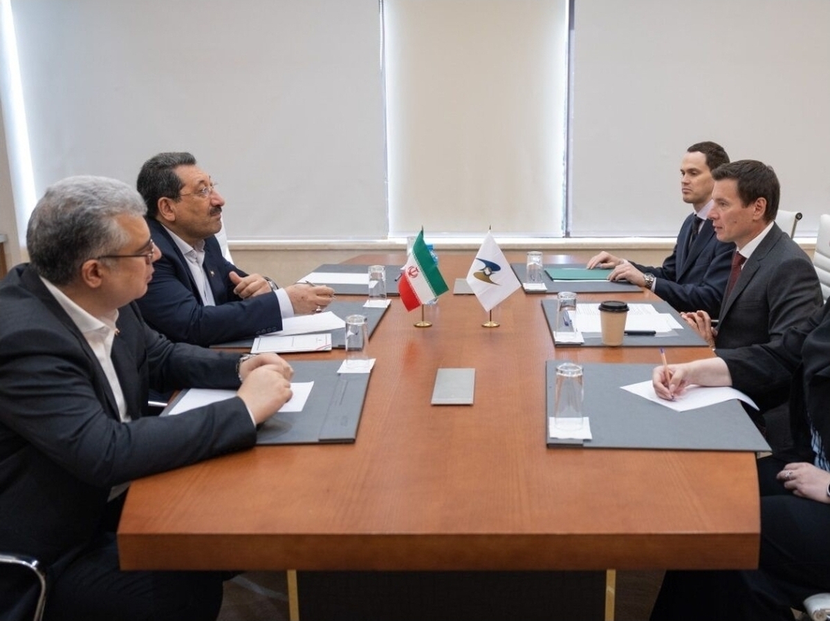 دیدار وزیر صمت با وزیر تجارت اوراسیا