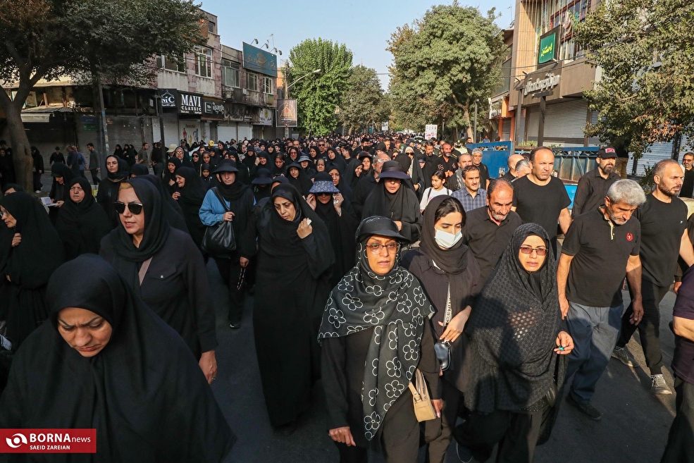 مراسم آیینی جاماندگان اربعین حسینی در تهران - ۴