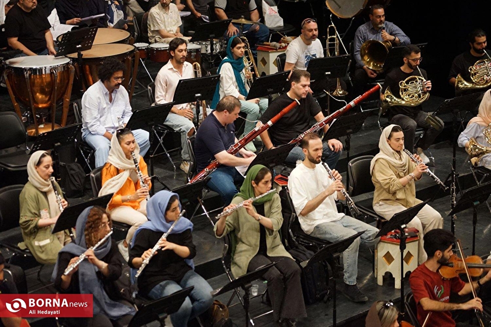 تمرین ارکستر سمفونیک تهران