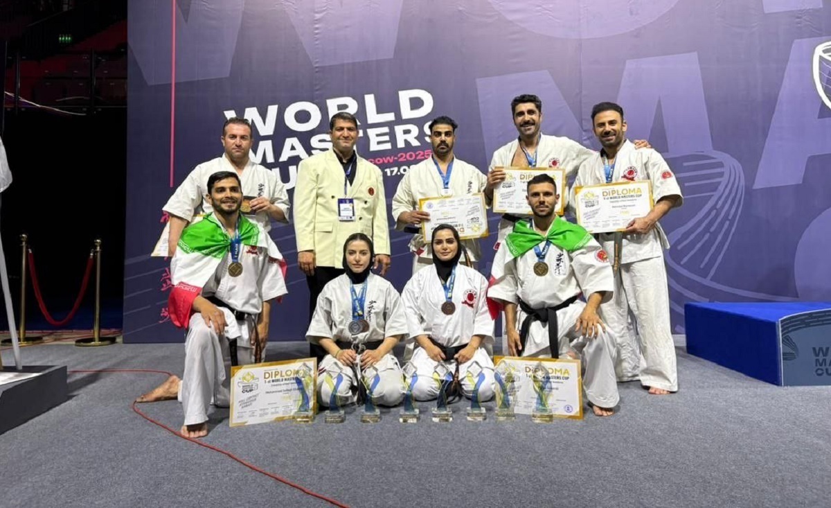 ۸ مدال رنگارنگ، رهاورد نماینده کاراته آزاد ایران در مسترزکاپ روسیه