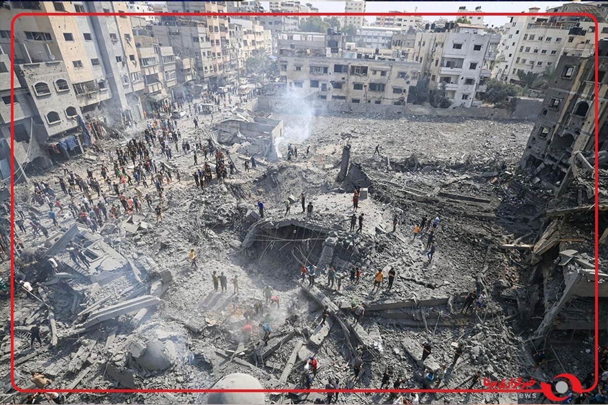 تصاویر هوایی از نوار غزه از حجم هولناک ویرانی در نتیجه جنگ وحشیانه رژیم صهیونیستی حکایت می‌کند