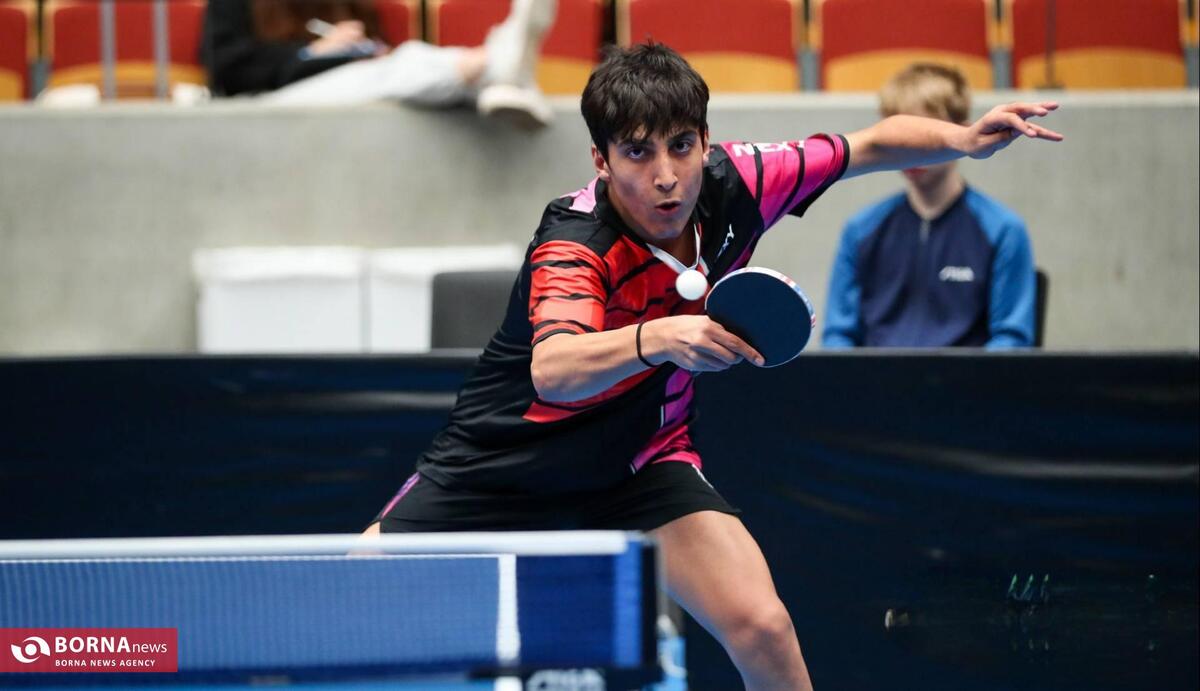 قهرمانی پینگ پنگ باز ایرانی در کانتندر جوانان اردن