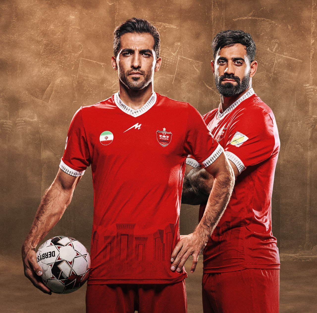 رونمایی جذاب از کیت جدید پرسپولیس + فیلم