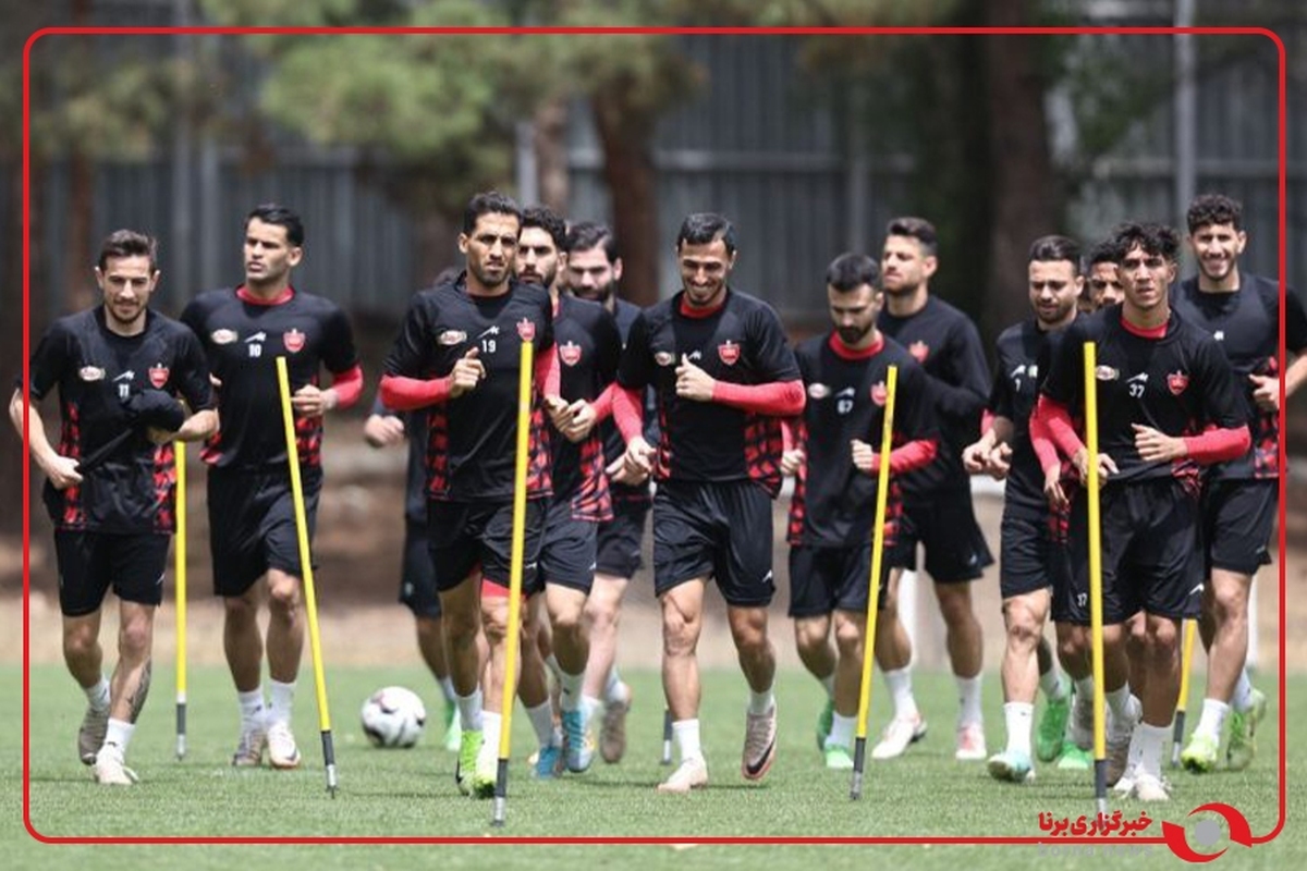 تمرین متفاوت بازیکنان پرسپولیس