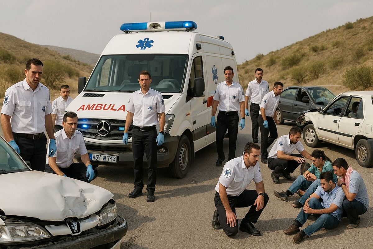 سه حادثه ترافیکی در دهدشت با یک فوتی و سیزده مصدوم