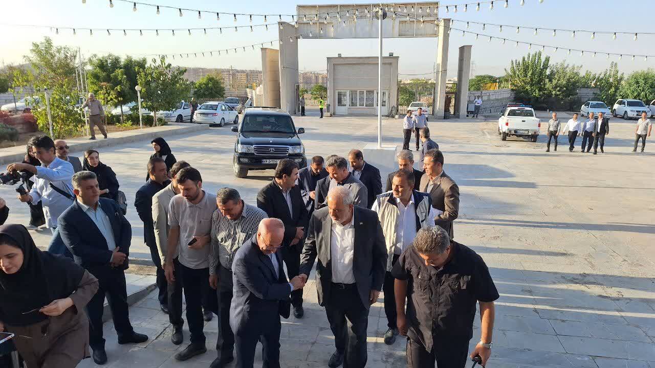 وزیر نیرو وارد قزوین شد وزیر نیرو وارد قزوین شد