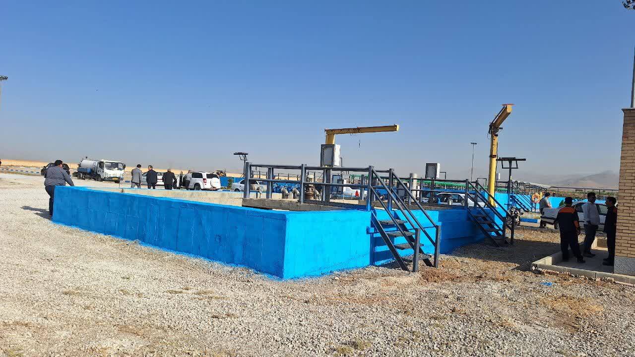 تصفیه خانه فاضلاب شهر آبیک افتتاح شد 