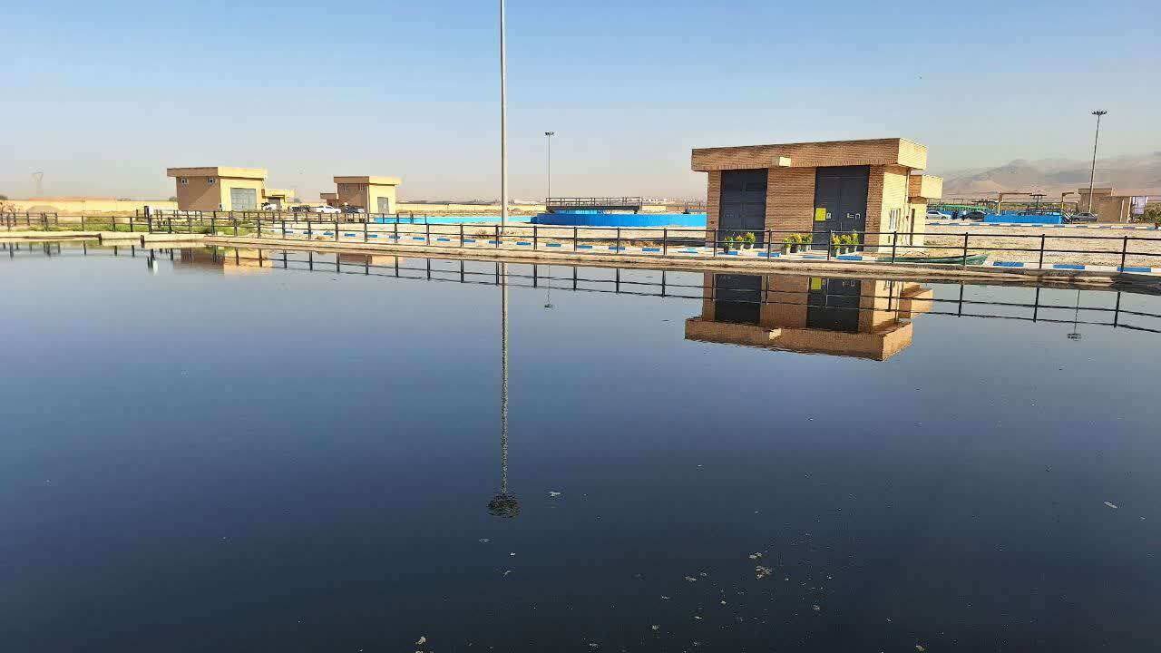 تصفیه خانه فاضلاب شهر آبیک افتتاح شد 