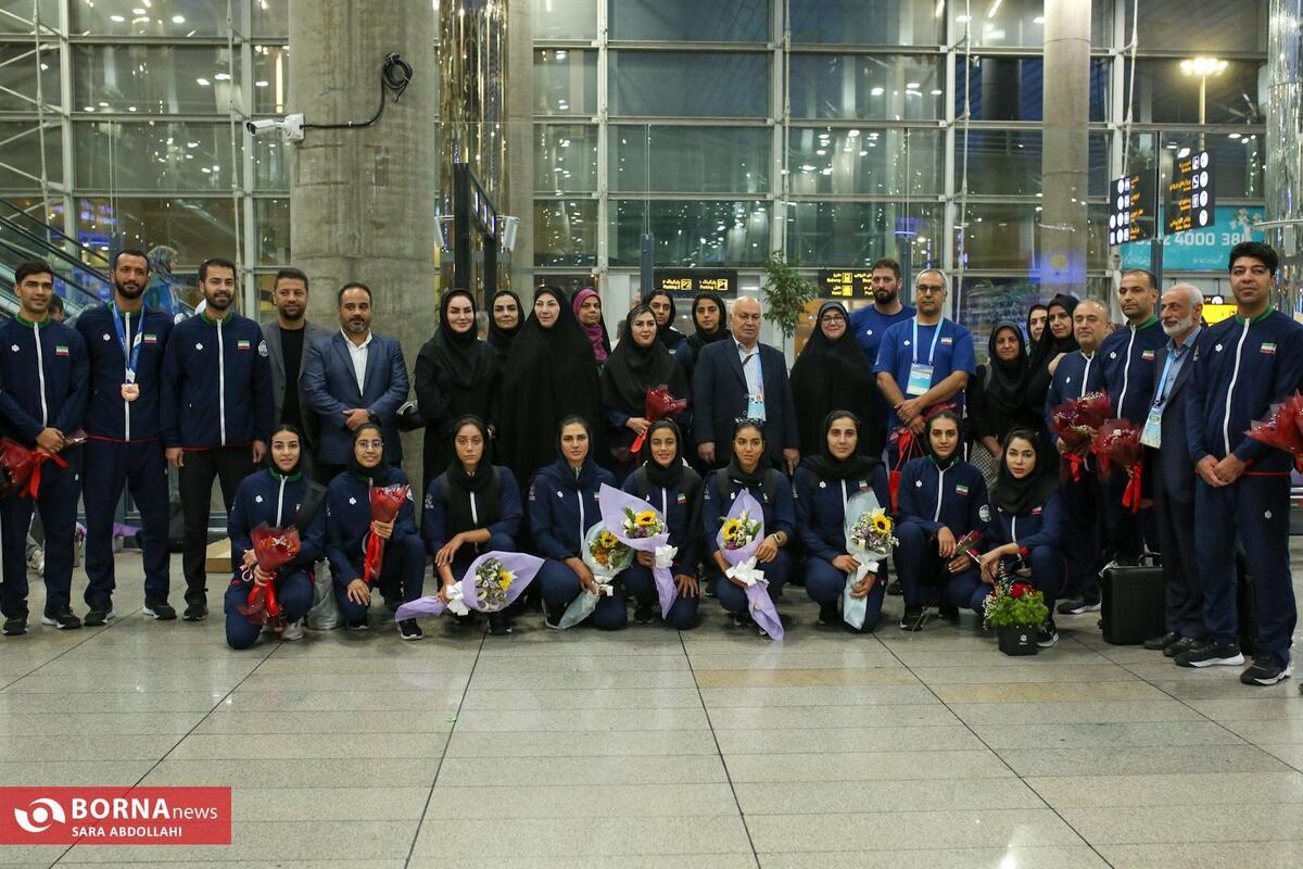 بازگشت آخرین کاروان اعزامی ایران از بازی‌های چنگدو