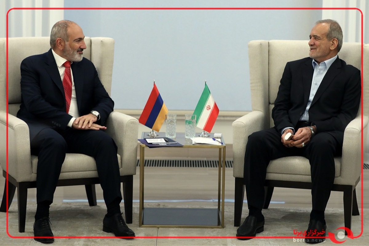 دیدار خصوصی پزشکیان با نخست وزیر ارمنستان