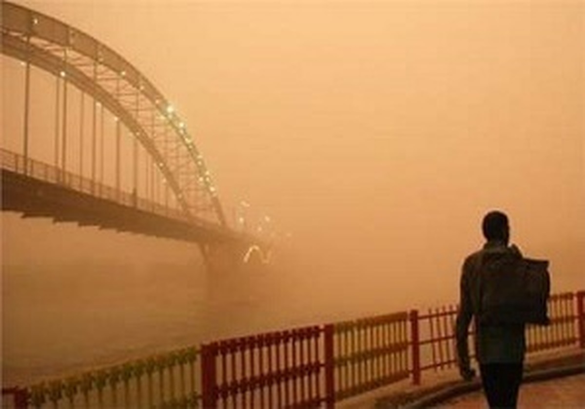 احتمال برخاستن گرد و غبار در خوزستان