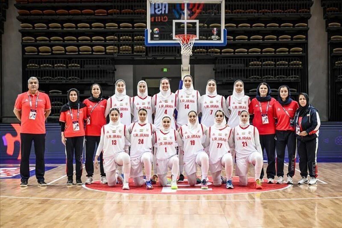 صعود دختران آسمانخراش ایران در آخرین رده بندی فدراسیون جهانی بسکتبال