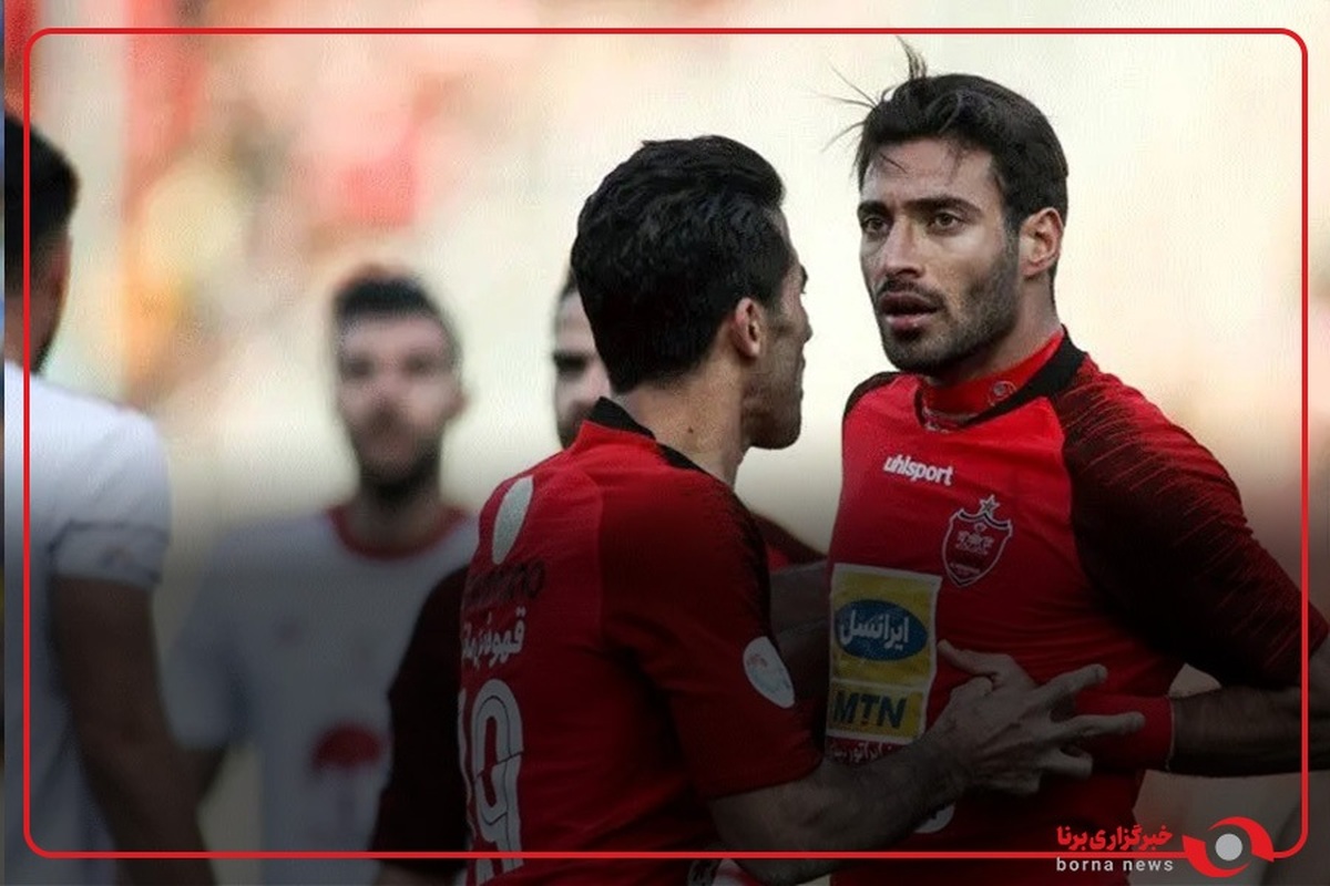 عصبانیت شجاع خلیل‌زاده پس از دریافت کارت زرد