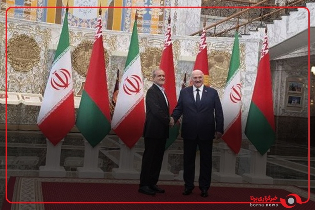 تصاویری از استقبال رسمی رئیس جمهور بلاروس از پزشکیان