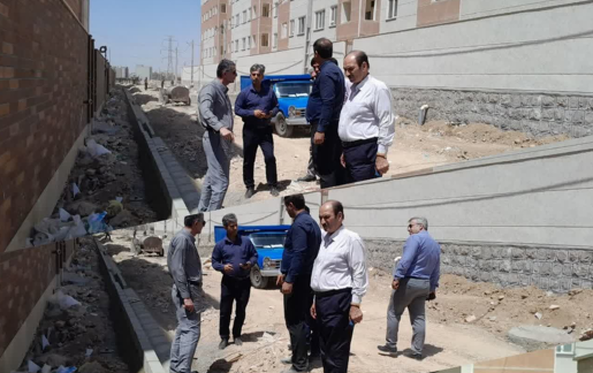 جلسه هم‌اندیشی و بازدید از پروژه ۲۴۰ واحدی نهضت ملی مسکن آبیک برگزار شد