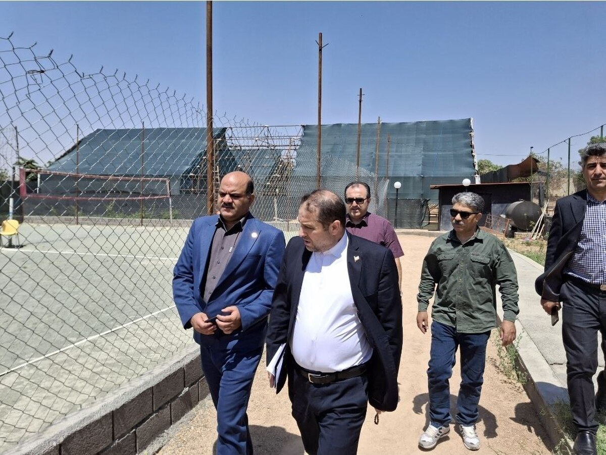 بازدید معاون وزیر ورزش و جوانان از پروژه‌های دهکده المپیک و مجموعه هادیان کرمانشاه