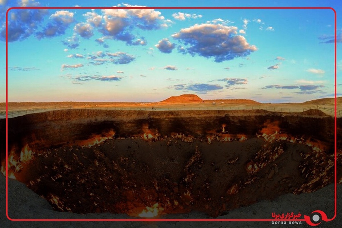 گودالی از آتش در ترکمنستان که دهه‌هاست روشن است