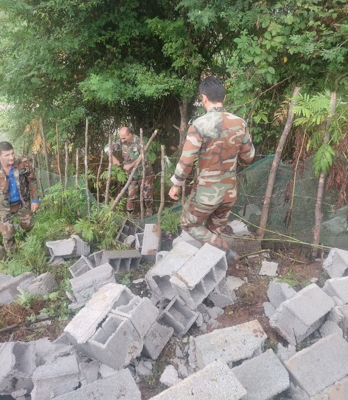 رفع تصرف از اراضی ملی و منابع طبیعی در شهرستان سیاهکل