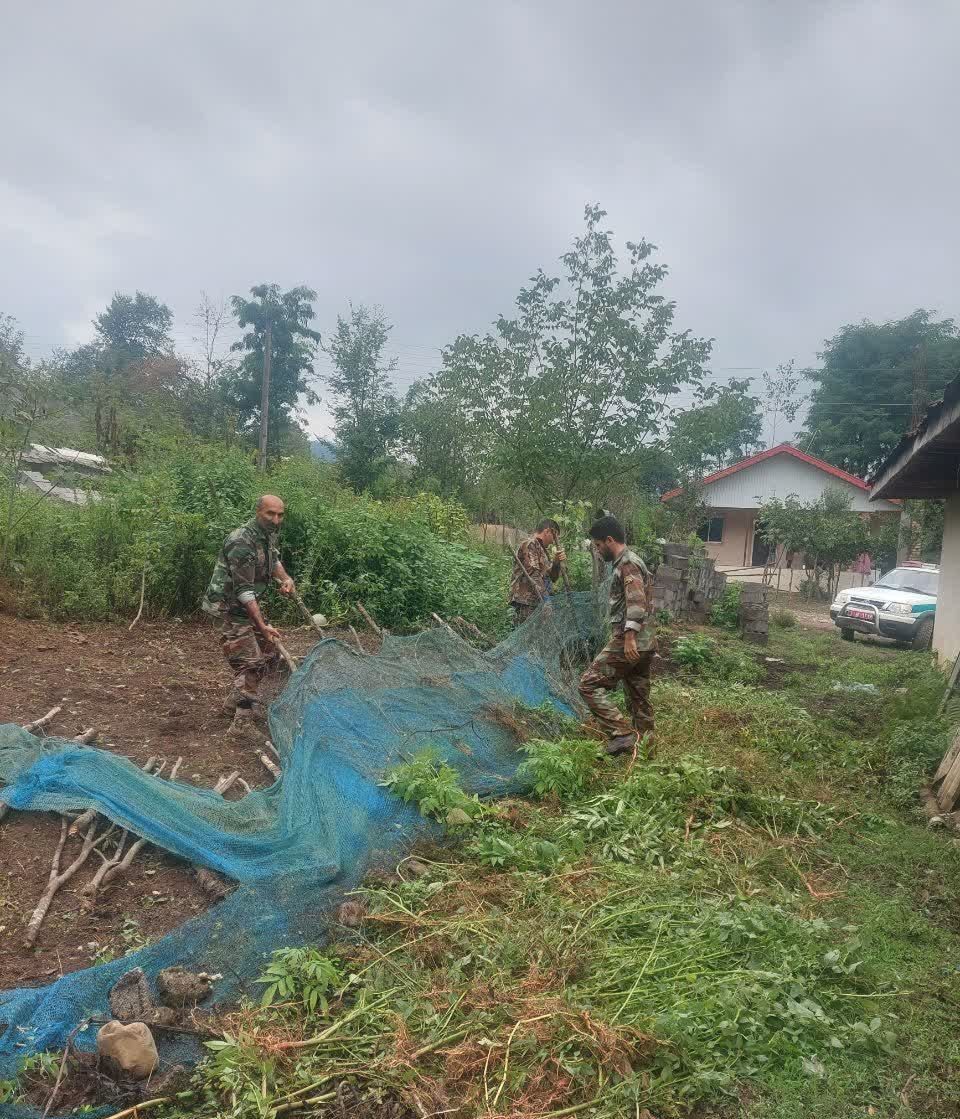 رفع تصرف از اراضی ملی و منابع طبیعی در شهرستان سیاهکل