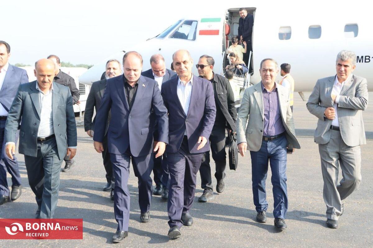 وزیر جهاد کشاورزی وارد گیلان شد