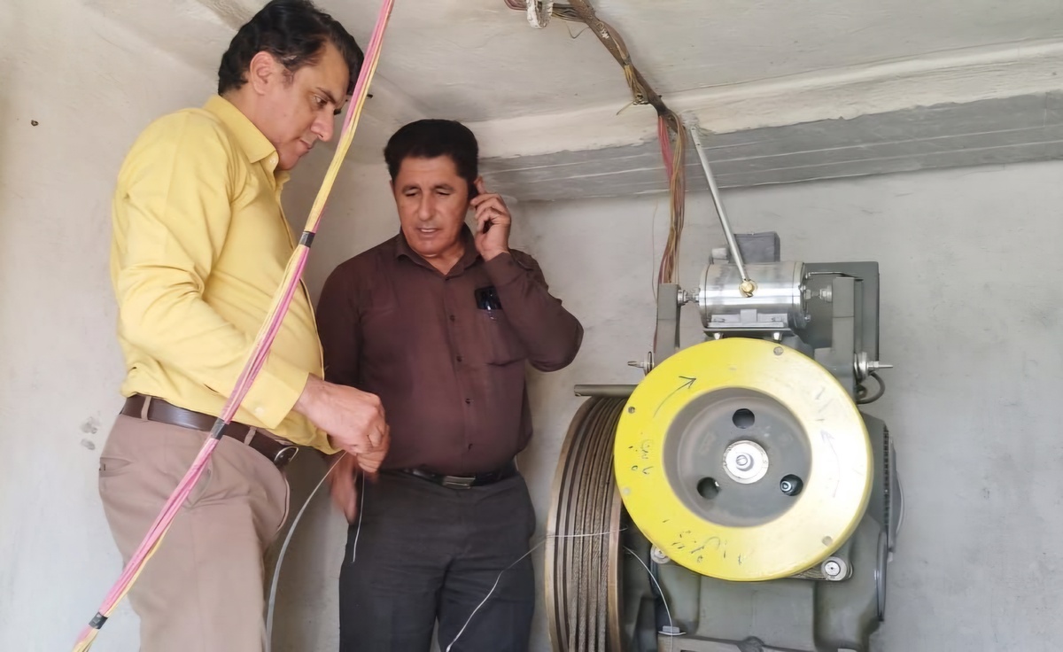 پلمب آسانسور پنج مجتمع مسکونی در یاسوج