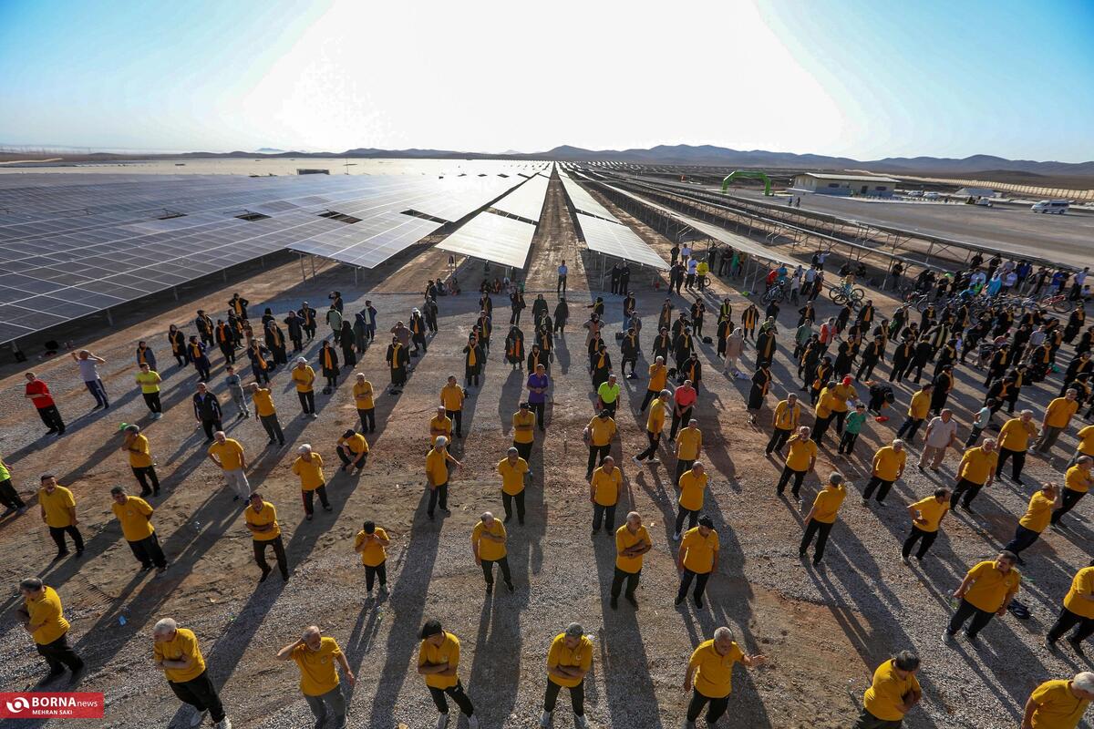 همایش علمی،ورزشی در نیروگاه خورشیدی متانول کاوه