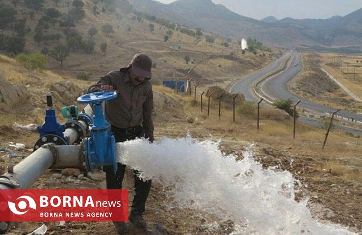 آبرسانی به ۹۹ روستای کرمانشاه در هفته دولت