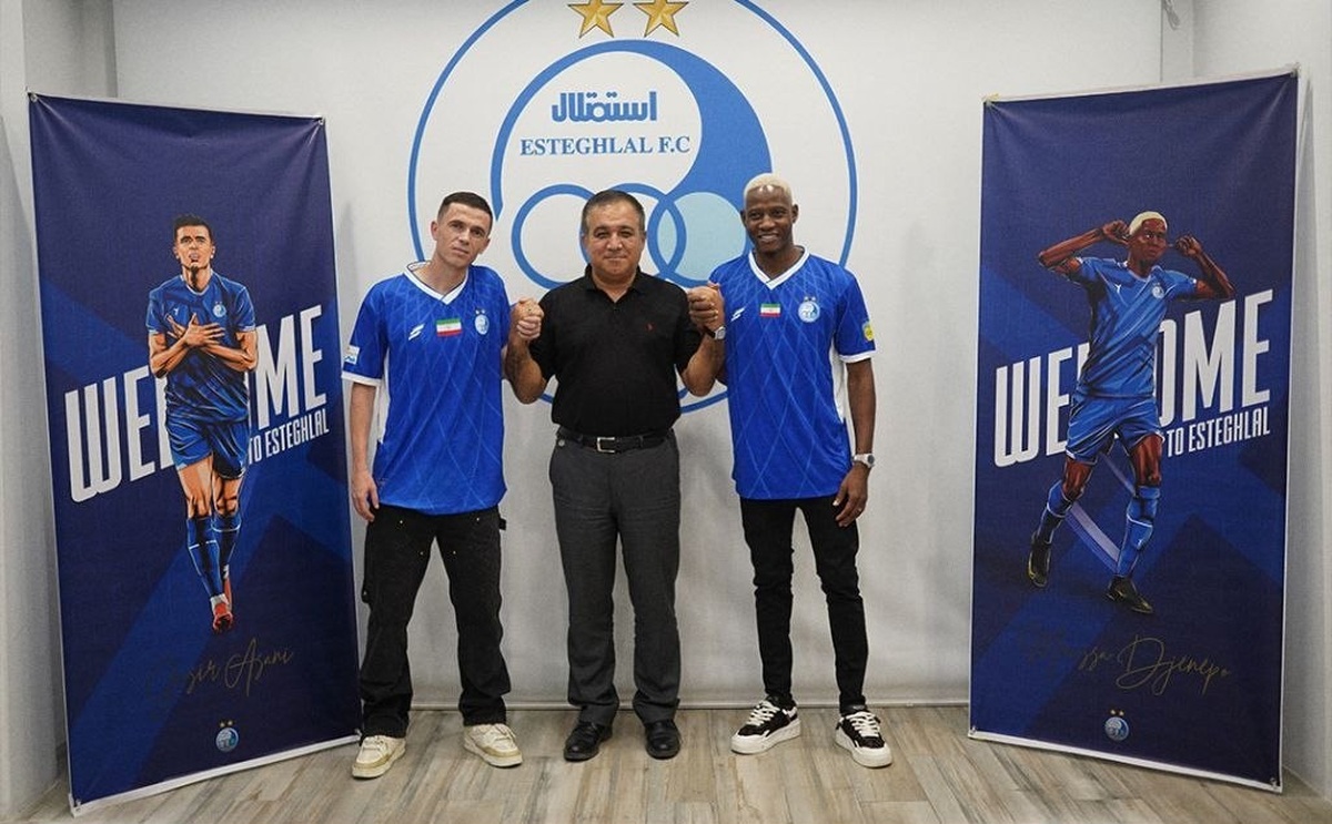 دو خرید جدید استقلال پیراهن های خود را تحویل گرفتند