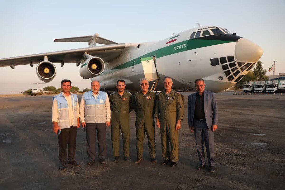 ورود هواپیمای آب‌پاش به اهواز برای مهار آتش‌سوزی تالاب هورالعظیم عراق