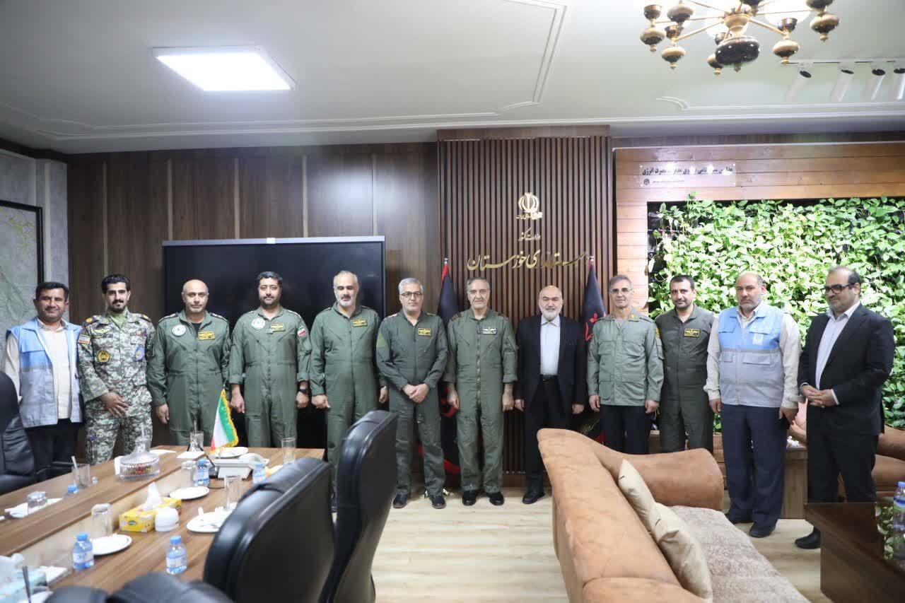 ورود هواپیمای آب‌پاش به اهواز برای مهار آتش‌سوزی تالاب هورالعظیم عراق