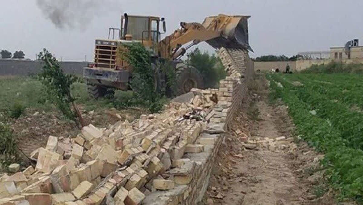 قلع و قمع ۲۶۰ قطعه ساخت و ساز غیر مجاز در دزفول